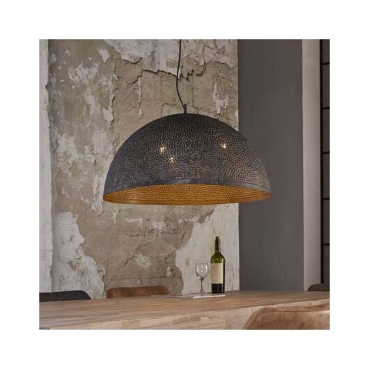 Furnwise - Industrial Ceiling Light Oakmont ⌀70 - Brown, Black