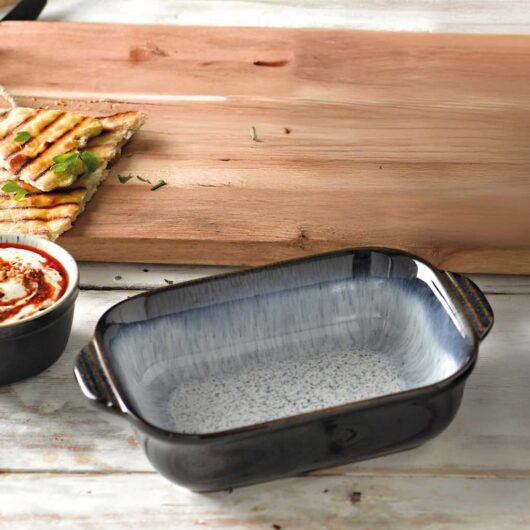 Denby Halo Stoneware Small Oven Tray Dark Blue