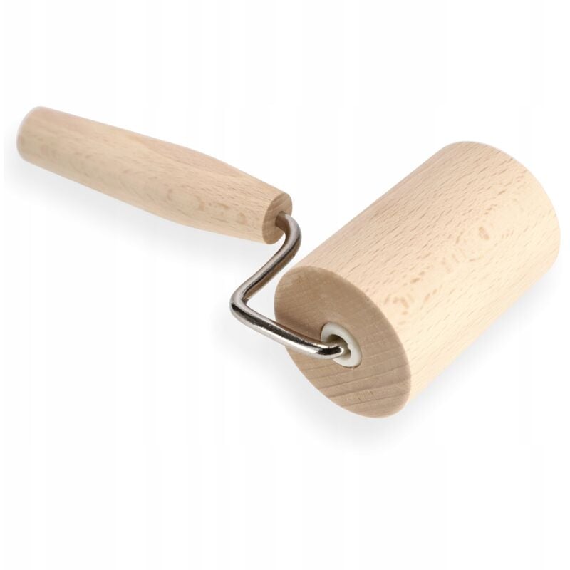 KADAX Small Rolling Pin with Handle, Dough Roller, Pasta Roller, Rolling Stick, 8 cm, Wood
