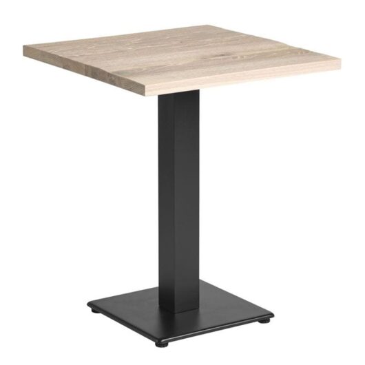 Wingate Small Wooden Square Dining Table In Extra White