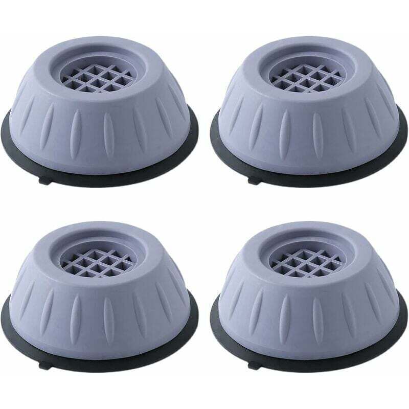 4-Piece Anti-Vibration Washing Machine Pads, Anti-Vibration Mats, Non-Slip Rubber Feet for Shock and Noise Reduction, Anti-Slip for Washing Machines