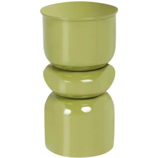 Accent Side Table Green Iron Painted Indoor Living Room Bedroom PAGE