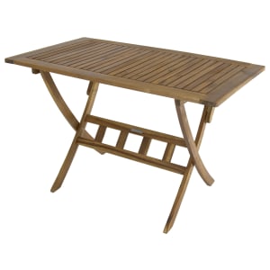Charles Bentley FSC Acacia Wooden Rectangular Garden Dining Table