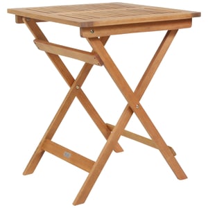Charles Bentley FSC Eucalyptus Square Folding Garden Bistro Table