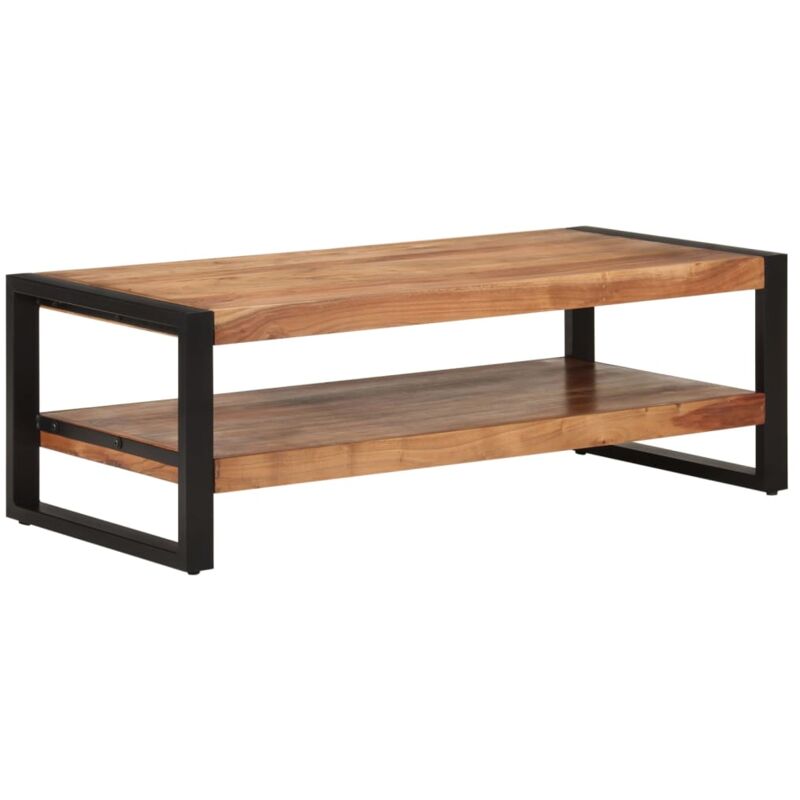 Coffee Table 120x55x40 cm Solid Wood Acacia vidaXL