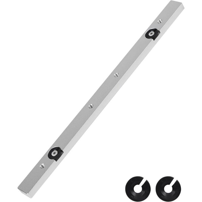 Sliding Bar for T-Slot Slide, 9.1 x 23 x 300 mm, Aluminum Miter Cutter Guide Slide for Table Saw, Table Drill, Bandsaw, Woodworking