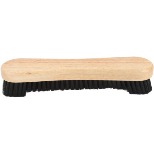 12 Inch Billiard Table Cleaning Brush Multifunctional Soft Nylon Bristle Pool Table Dusting Brush with Wood Handle