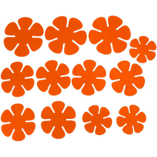 12Pcs Pot Pan Protector Felt Stacking Pads Cookware Dividers Separators Set Kitchen Supplies Orange