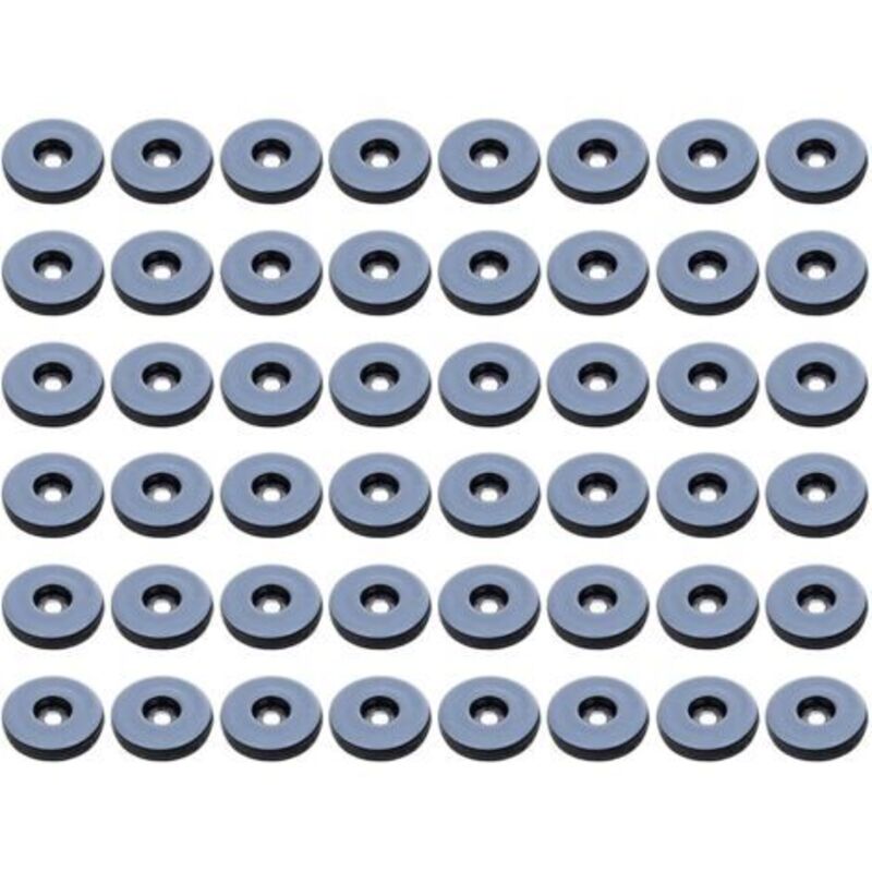 19mm Furniture Sliders, Set of 48 Round PTFE Furniture Glides, Heavy-Duty Shock-Resistant Sliding Pads for Furniture, (Round)