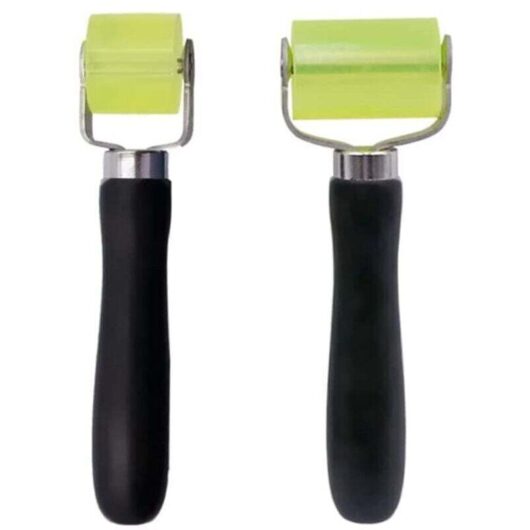 2-piece hand pressure roller, silicone pressure roller, noise reduction repair tool, wallpaper compaction roller