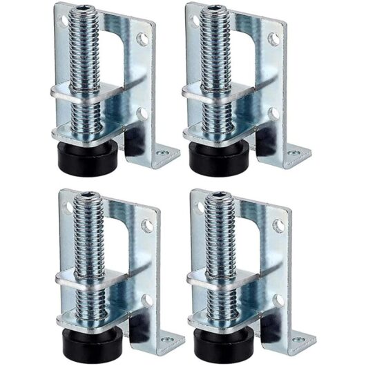 4 Pcs Adjustable Furniture Levelers, Heavy Duty Leveling Feet, Furniture Leveling Feet, Adjustable Furniture Legs, Furniture Leg, for Tables,