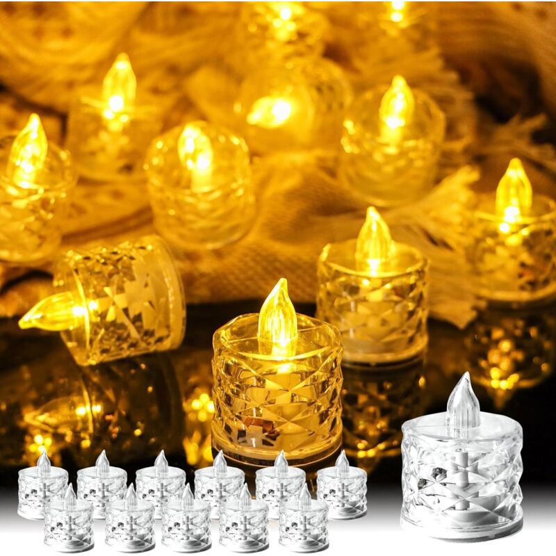 5-Pack LED Candles, Flameless Flickering Battery Operated Candles with Warm Light, Small Size, Ideal for Wedding, Birthday, Party, Home & Christmas