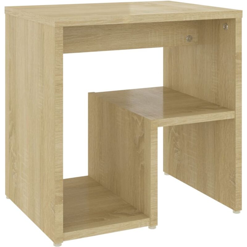 Bed Cabinet Sonoma Oak 40x30x40 cm Engineered Wood vidaXL