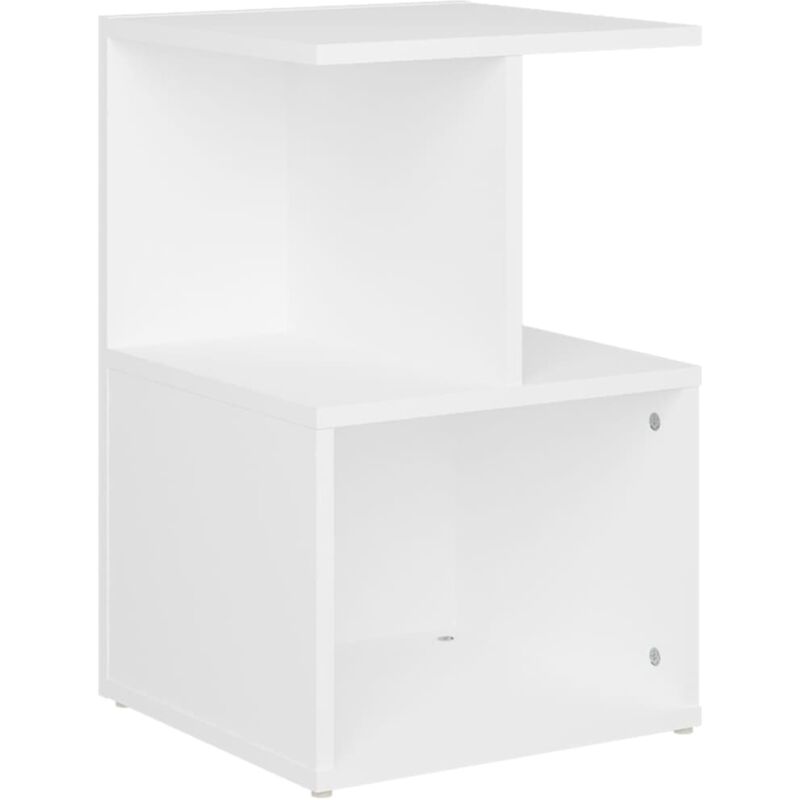 Bedside Cabinet White 35x35x55 cm Engineered Wood Vidaxl