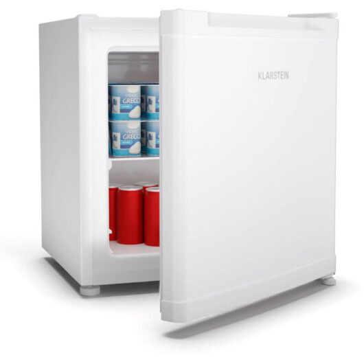 Klarstein - Irene Mini Freezer - 31L Fridge/Freezer, Adjustable Temp -24°C to 10°C, Energy Class c, Quiet 38 dB, Table Top Design for Bedrooms &
