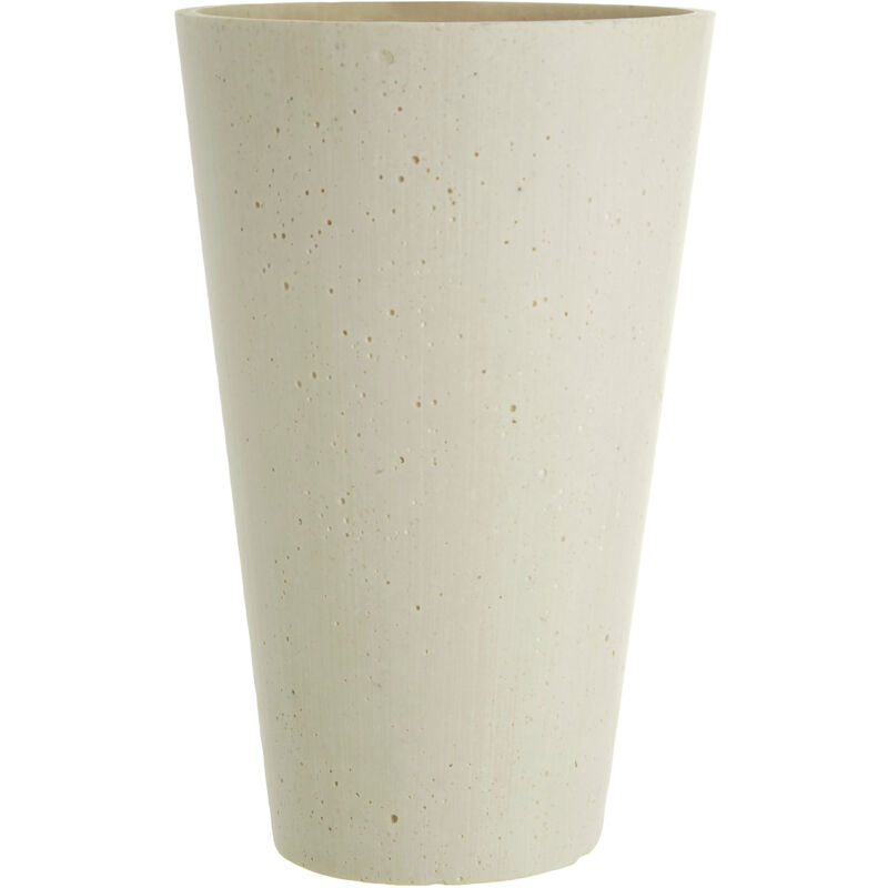 Premier Housewares - White Polyresin Small Tapered Vase