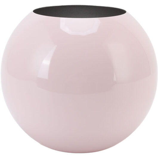 Round Vase Nordic Style Modern Stainless Steel Small Flower Vase Ornament Living Room Office Table Decoration Pink