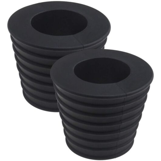 Tinor - 2X Rubber Umbrella Cone Shim for Parasol Base Stand Hole Plug Patio Table Umbrella 1.5 inch/38mm