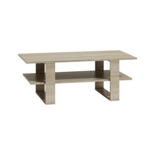 Vega Contemporary coffee table 120x60x55 lounge/living room/office + storage tray Design lounge table Modern occasional table