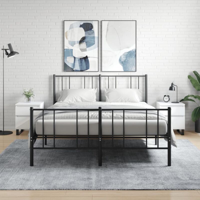 Vidaxl - Bedside Cabinets 2 pcs White 40x35x50 cm Engineered Wood