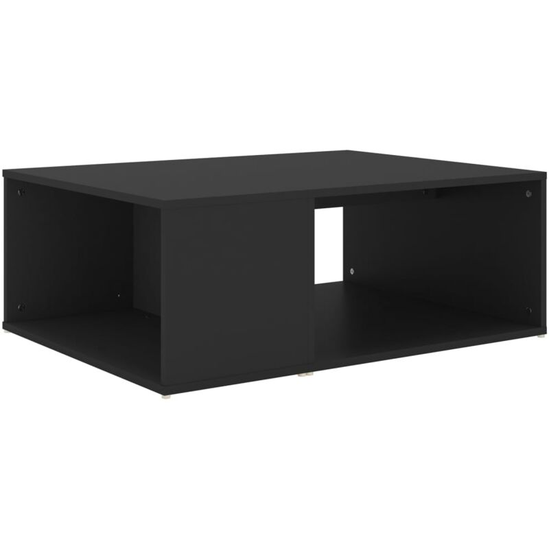 Vidaxl - Coffee Table Black 90x67x33 cm Engineered Wood