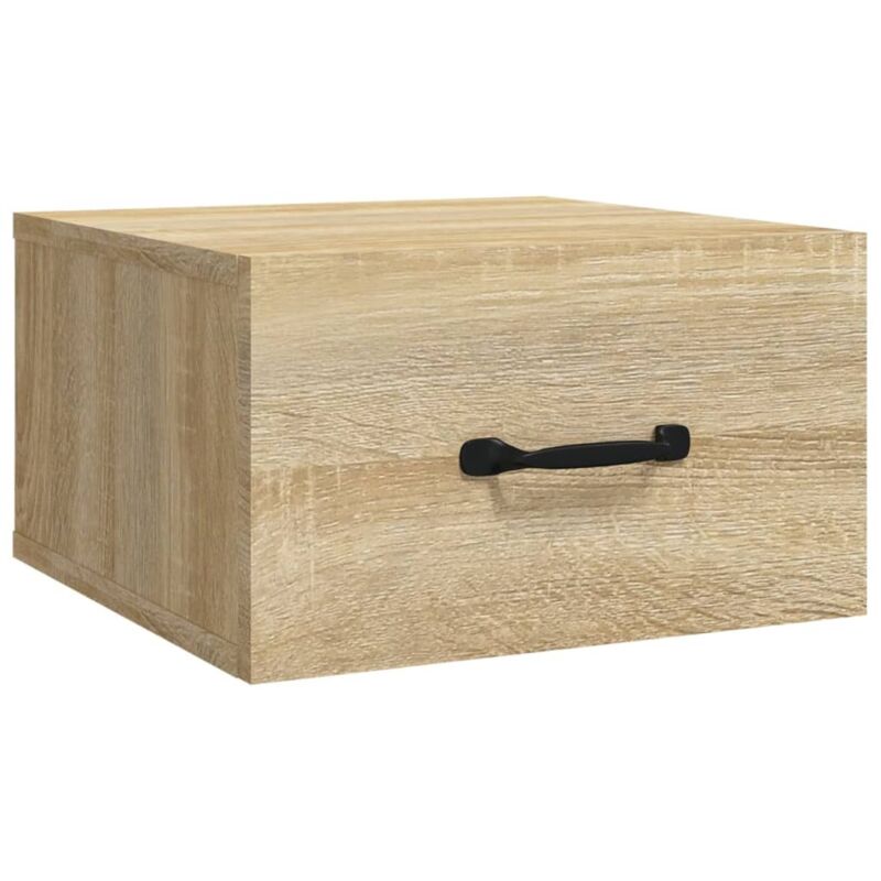 Wall-mounted Bedside Cabinet Sonoma Oak 35x35x20 cm vidaXL